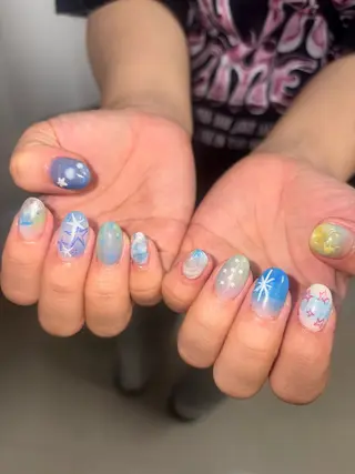 メンズ ネイル akari✨千葉駅 全メニューメンズ🉑のネイルデザイン