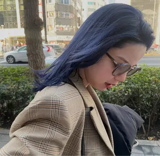 ミディアム カラー マンツーマン 美容師💚コウブチのヘアスタイル