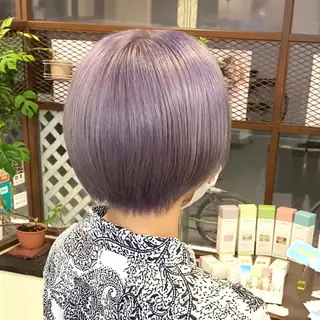 ショート ウチダ ユウヤのヘアスタイル
