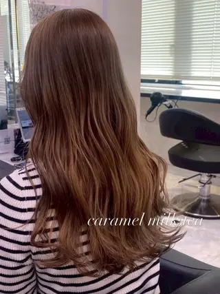ロング カラー ヘアアレンジ 🧸ミルクティー特化 🧸MASAKIのヘアスタイル