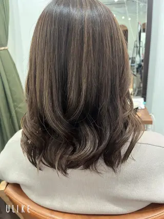 セミロング 🍐縮毛矯正/骨格 カット/脇 真也🍐のヘアスタイル