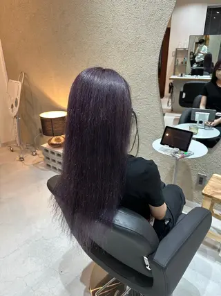 ロング カラー Shiro RENのヘアスタイル