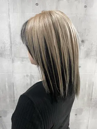 セミロング カラー パーマ ヘアアレンジ 歩くパワースポット 🦋KAHOのヘアスタイル