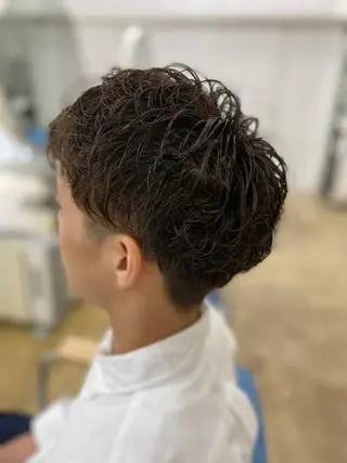 パーマ メンズ 松井 敬太郎のヘアスタイル