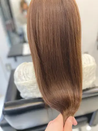 ロング カラー レイヤーカット 赤み消し　店長/大和のヘアスタイル
