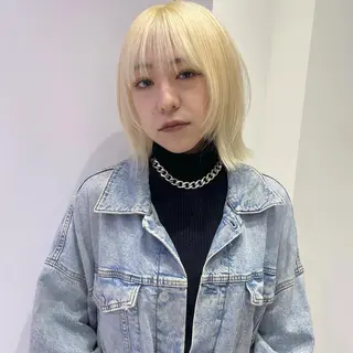 ミディアム カラー レイヤーカット🪽 カネコミユのヘアスタイル