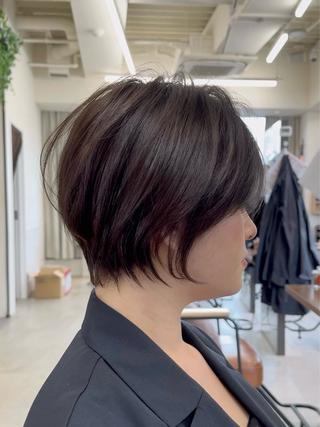 ショート カラー お悩み解決ショート/ 似合わせカット/といのヘアスタイル