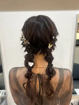 ヘアアレンジ ヘアメイクネイリスト hidemi中目黒のヘアスタイル