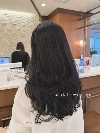 ロング カラー ZACC ayakaのヘアスタイル