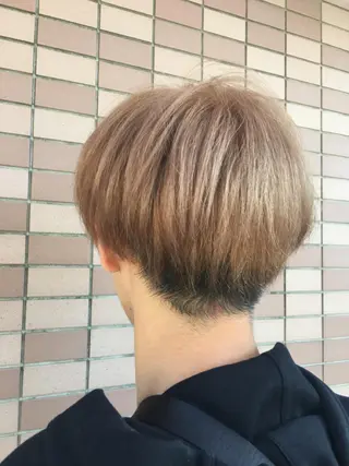 カラー メンズ ハイトーン/メンズ 水野翔太のヘアスタイル