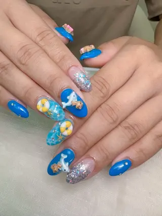 ネイル lucky nail 歌舞伎町のネイルデザイン