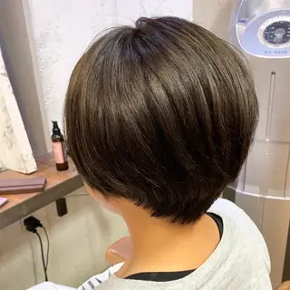 ショート 髪質改善 縮毛矯正/ レイヤー/銀座/本木のヘアスタイル