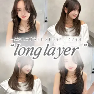 ロング レイヤー／ハイトーン 🍎森貝洋亮🍎のヘアスタイル