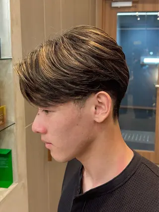 カラー メンズ 高橋一平 elima byのヘアスタイル