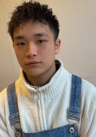 カラー メンズ あだち 寺田町のヘアスタイル
