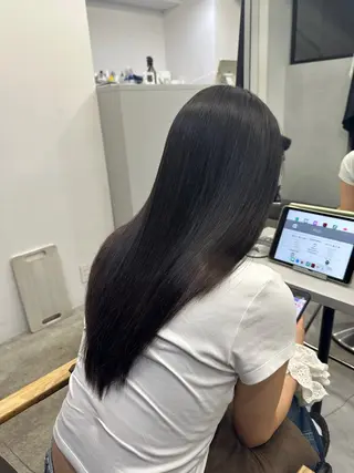 ロング 絶対綺麗な暖色カラー 🎯あります✨増渕✨のヘアスタイル