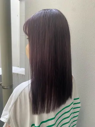 セミロング 中村 彩夏のヘアスタイル