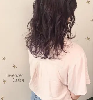 セミロング カラー 市川 千夏のヘアスタイル