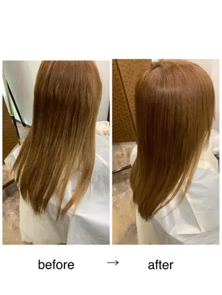 ロング 渋谷宮益坂 omoのヘアスタイル