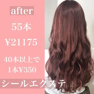 ロング カラー パーマ ヘアアレンジ マツエク・マツパ 八巻 晴香のヘアスタイル