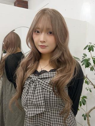 ロング カラー ねね/垢抜けカラー/ レイヤー/福岡のヘアスタイル