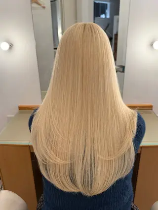 ロング カラー fiorista岡田 まゆこのヘアスタイル