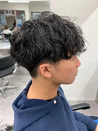 パーマ メンズ パーマ支持率No.1 店長❤️🔥安成弾のヘアスタイル