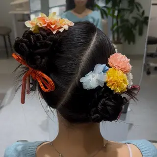 ロング ヘアアレンジ なりた るいのヘアスタイル