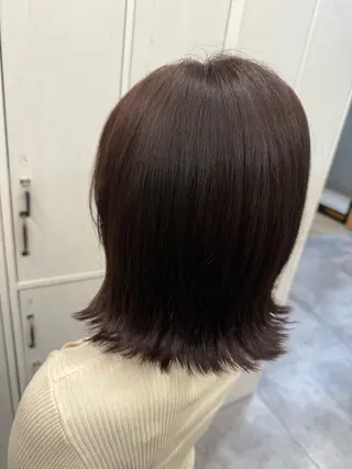 ミディアム カラー Makea川越 キシダのヘアスタイル