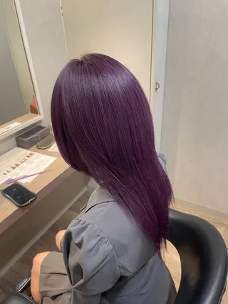 セミロング カラー ANDIAMO SAKAE🍁楓のヘアスタイル