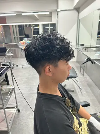 パーマ メンズ パーマ支持率No.1 店長❤️🔥安成弾のヘアスタイル