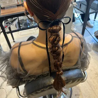 ヘアアレンジ MOMO おおたかの森🎀のヘアスタイル