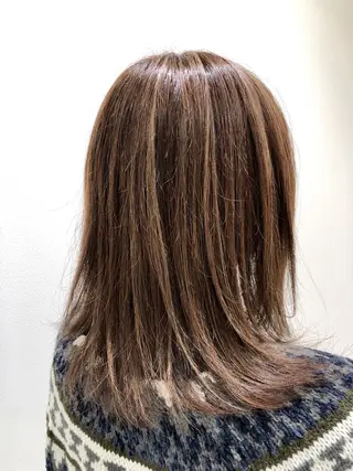 セミロング カラー ✨ケア×デザイン🎨 杉本賢人のヘアスタイル