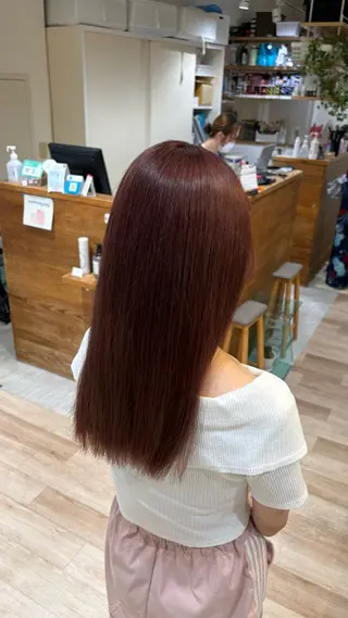 ロング カラー 透明感color ゆうな🎀のヘアスタイル