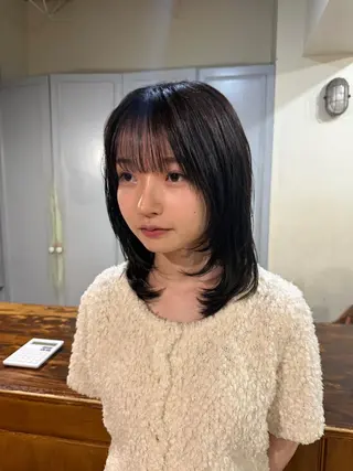 ミディアム カラー 🤩噂のMr.髪ポジ ティブ®️yu🤩のヘアスタイル