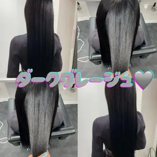 ロング カラー セキ ユキ🦋のヘアスタイル