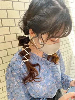 ロング カラー ヘアアレンジ layer cut 店長/MIKUのその他イメージ