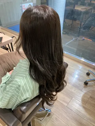 ロング 川畑 心子のヘアスタイル