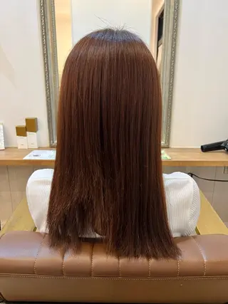 セミロング カラー 🐰ハイトーンカラー 畠山　渡🐰のヘアスタイル