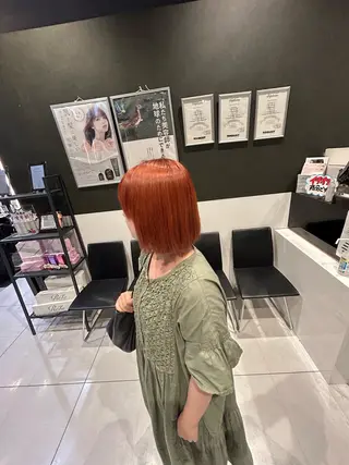 ミディアム 永田 雄真のヘアスタイル