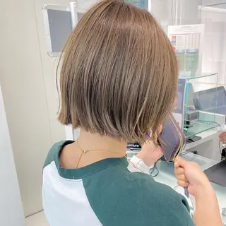 ショート カラー ヘアアレンジ KONOMI スタイリストのヘアスタイル
