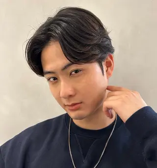 ショート パーマ メンズ清潔感のプロ 💈メンズパーマ藤田のヘアスタイル