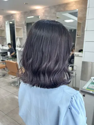 ミディアム レイヤー/艶髪カラー 森本くるみのヘアスタイル