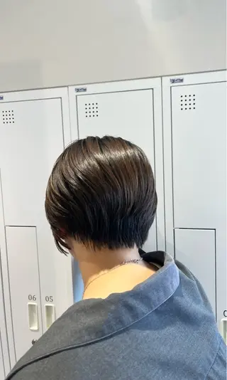 ショート 大宮レイヤーカット× 透明感カラー　rioのヘアスタイル