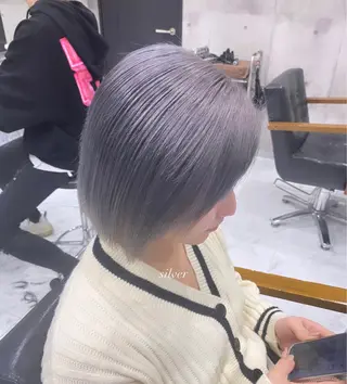 セミロング カラー パーマ ヘアアレンジ メンズ 最新艶髪トレンド¦ ヘア¦miyu🐒♡のヘアスタイル