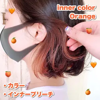 ショート カラー 韓国ヘア🇰🇷🎀 YURIAのヘアスタイル