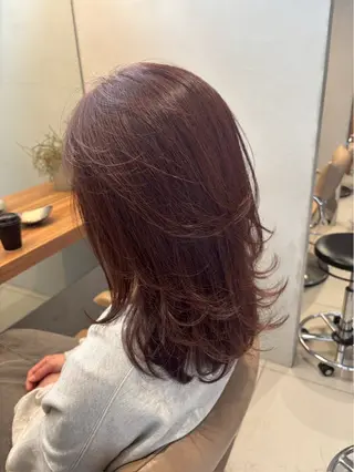 カラー 透明感\モテカラー 🏹͙💫YUUのヘアスタイル