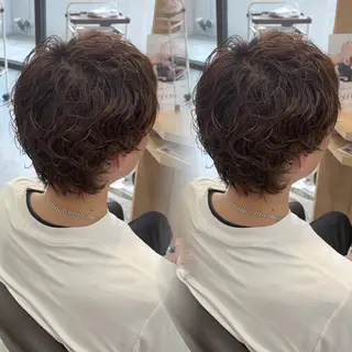 パーマ メンズ 透明感カラー💎✨/ 梅田/KUREAのヘアスタイル