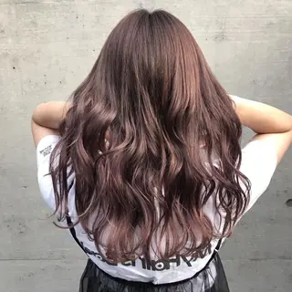 セミロング カラー 韓国ヘア🤍髪質改善 🇰🇷AKANEのヘアスタイル