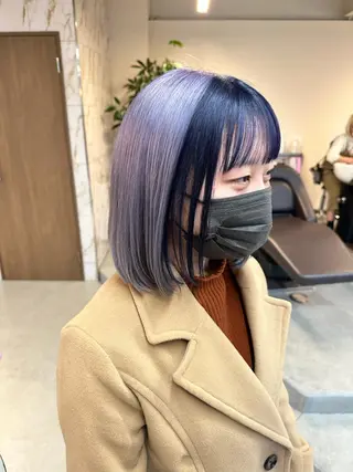 ショート ハイトーン×似合わせ 🌱中川慎之介のヘアスタイル